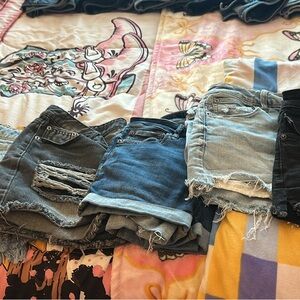 American Eagle Outfitters Women's Jeans - Black, Blue, Light Blue